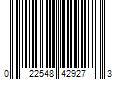 Barcode Image for UPC code 022548429273