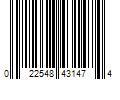 Barcode Image for UPC code 022548431474