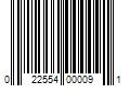 Barcode Image for UPC code 022554000091