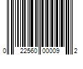 Barcode Image for UPC code 022560000092