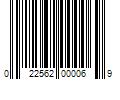 Barcode Image for UPC code 022562000069