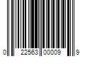 Barcode Image for UPC code 022563000099