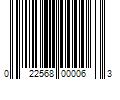 Barcode Image for UPC code 022568000063