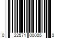 Barcode Image for UPC code 022571000050