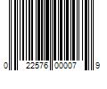 Barcode Image for UPC code 022576000079