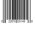 Barcode Image for UPC code 022578001456