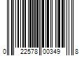 Barcode Image for UPC code 022578003498