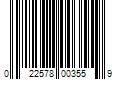 Barcode Image for UPC code 022578003559