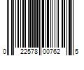 Barcode Image for UPC code 022578007625