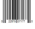 Barcode Image for UPC code 022578071770