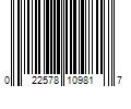 Barcode Image for UPC code 022578109817