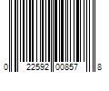 Barcode Image for UPC code 022592008578. Product Name: 