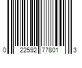 Barcode Image for UPC code 022592778013