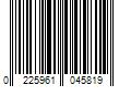 Barcode Image for UPC code 0225961045819