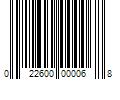 Barcode Image for UPC code 022600000068