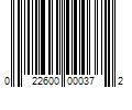 Barcode Image for UPC code 022600000372