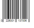 Barcode Image for UPC code 0226001137006