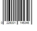 Barcode Image for UPC code 0226001145346