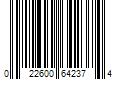 Barcode Image for UPC code 022600642374