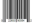 Barcode Image for UPC code 022600900542