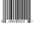 Barcode Image for UPC code 022600902201