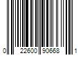 Barcode Image for UPC code 022600906681