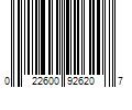 Barcode Image for UPC code 022600926207