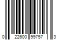 Barcode Image for UPC code 022600997573