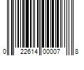 Barcode Image for UPC code 022614000078