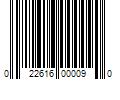 Barcode Image for UPC code 022616000090