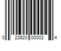 Barcode Image for UPC code 022620000024