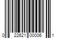 Barcode Image for UPC code 022621000061