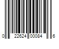 Barcode Image for UPC code 022624000846