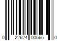 Barcode Image for UPC code 022624005650