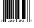 Barcode Image for UPC code 022624165064