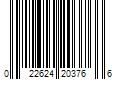 Barcode Image for UPC code 022624203766