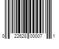 Barcode Image for UPC code 022628000071