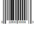 Barcode Image for UPC code 022630000083