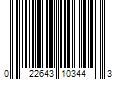 Barcode Image for UPC code 022643103443