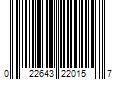 Barcode Image for UPC code 022643220157