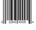 Barcode Image for UPC code 022643400054