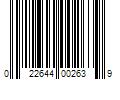 Barcode Image for UPC code 022644002639