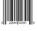 Barcode Image for UPC code 022644003919