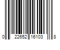 Barcode Image for UPC code 022652161038