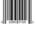 Barcode Image for UPC code 022653510262