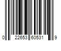 Barcode Image for UPC code 022653605319