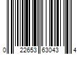 Barcode Image for UPC code 022653630434