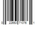 Barcode Image for UPC code 022653710761