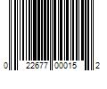 Barcode Image for UPC code 022677000152