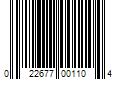 Barcode Image for UPC code 022677001104